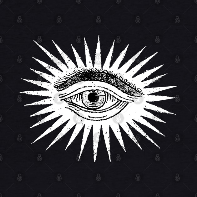 Vintage Psychedelic Eye Illustration by DankFutura